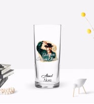 BK Gift Kişiye Özel Renkli Baskılı Turist Ömer Tasarımlı Rakı Bardağı-1 (Beyaz)