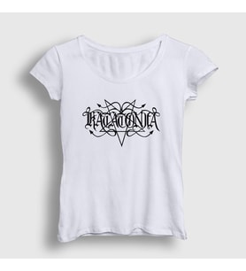 Presmono Kadın Beyaz Logo V2 Katatonia T-Shirt 90287tt (Beyaz)