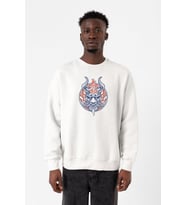 One Piece Anime Yamato Mask Beyaz Erkek 2ip Sweatshirt