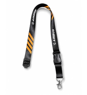 Lanyard 4 Sırma Airbus Siyah