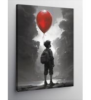 Kanvas Tablo Balonlu Çocuk