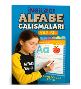 İngilizce Alfabe Çalışmaları YAZ-SİL Seti