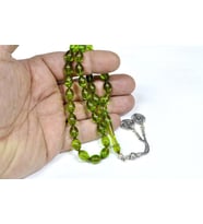 Ateş Kehribar Tesbih 8*12 mm (khr-10975)