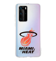 Huawei P40 Pro Uyumlu Kapak Miami Heat Tasarımlı Şeffaf Silikon Kılıf