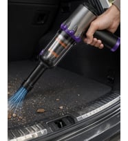 Taşınabilir Oto Süpürge 220W Turbo Güçlü Metal HEPA Filtreli Kablosuz Süpürge