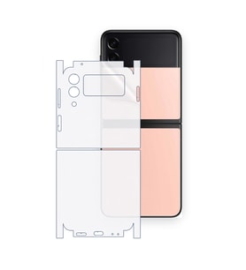 SChitec SAMSUNG Galaxy Z Flip 3 Uyumlu Fullbody Arka Kaplama Hidrojel Koruyucu Film