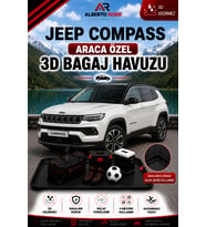 Jeep Compass Ust (J4U) Bagaj Havazu 2026 - 2026 Araca Özel 3D Bagaj Havuzu