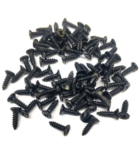 Siyah 1000 Adet Klips Vidası 2,2x6,5 mm YHB - Konik Başlı Kutu, Sandık, Ayak, Askı, Mini Vida