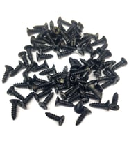 Siyah 1000 Adet Klips Vidası 2,2x6,5 mm YHB - Konik Başlı Kutu, Sandık, Ayak, Askı, Mini Vida