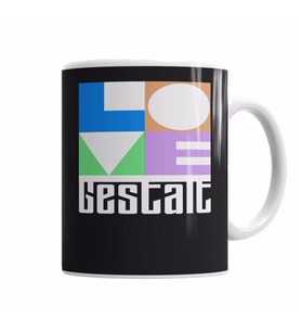 Love Gestalt Kupa Bardak Porselen