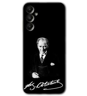 Galaxy A05s Kılıf HD Desen Baskılı Kılıf - Atatürk İmza
