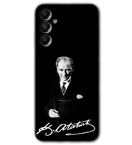 Galaxy A05s Kılıf HD Desen Baskılı Kılıf - Atatürk İmza