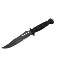 Sr S008B Lejyoner Tırtıklı Bıçağı 29 Cm - Kauçuk Sap, Perçinli