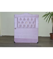 Başlık 13422 Tay Tüy Pembe Kumaş Kapitone 90 cm Başlık El Yapım