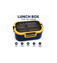 Bölmeli Lunch Box – Sızdırmaz Kapaklı, Çatal Kaşık Bıçaklı Pratik Yemek Saklama Kabı beslenme kabı