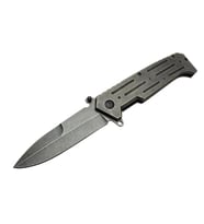 Gb B033a Eskitme Kamp Çakı 22 Cm - Metal Sap, Otomatik