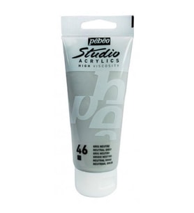Pebeo Studio Akrilik Boya 100 ml. 46 Neutral Grey 