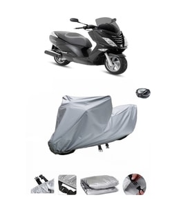 Peugeot Citystar 125  Su Geçirmez Motosiklet Brandası ARKA ÇANTA UYUMLU