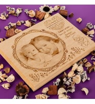 İlk Anneler günü Hediyesi Ahşapfoto (Çok Renkli)