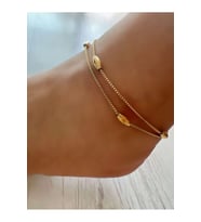GOLD RENK İKİLİ BADEM ÇELİK HALHAL 20+4 CM ACR7668