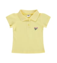 Civil Baby Çiçek Nakışlı Basic 6-18 Ay Tişört - Lila