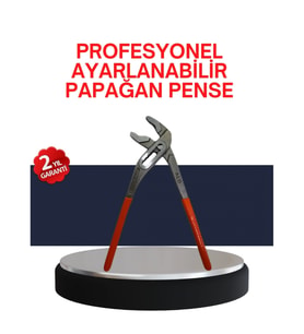 Mey İthalat® Dayanıklı Çelik Papağan Pense Ergonomik Yalıtımlı Sap