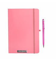 İsme Özel Renkli Defter ve Kalem Seti (Pembe)