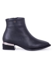 Pierre Cardin 4K 52720 Kadın Fermuarlı Bot (Siyah)