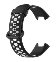 Microsonic Xiaomi Redmi Watch 2 Lite Rainbow Band Kordon Siyah Beyaz (Siyah - Beyaz)