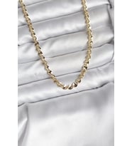 14K Gold Renk Kaplama Zincir Model CM Kadın Kolye - TJ-BKO10738