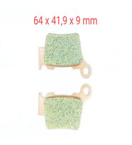 ARKA FREN DİSK BALATASI FA368 KTM EXC125-250-530