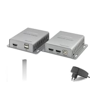 Hdmi Kvm Extender 4K 60 M - Gümüş HDX1355