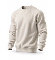 Ghassy Co. Erkek Bisiklet Yaka Spor Sweatshirt Basic Günlük Rahat Pamuklu Uzun Kollu Sweat