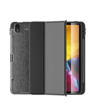 İpad Air 11 2024 / İpad Air 10.9 2022 (5.Nesil) / İpad Air 10.9 2020 (4.Nesil) / İpad Pro 11 2018 Tablet Kılıfı Deri Görünümlü Şık Tasarım Tablet Kılıfı (Siyah)