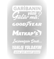 Oto Arka Cam Sticker Model 58 Beyaz 20*33 Cm