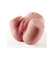Erkekler için titreşimli 2.1 kg ilisski Bebeği Erkek Masturbator Zevk anl vajinal 2 in 1 çift giriş