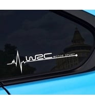 W rc Yan Cam Sticker Oto Kapı Çıkartma Tuning oto 20 cm x 7 cm yazı 552