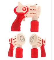 Bubble Machine Gun Baloncuk Çıkartan Tabanca Büyük Boy Pilli Otomatik Köpük Tabancası Kırmızı