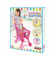 Mey İthalat® 07 608 Pratik Pembe Market Arabası (meyve ve sebze)