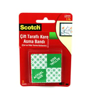 Scotch Çift Taraflı Köpük Bant Kare Kategori: Yapıştırıcılar