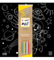 Funny Mat Black Uzay (Tebeşirli)