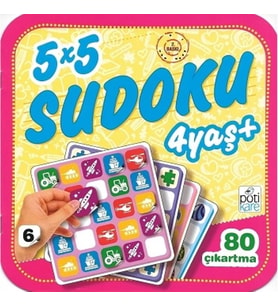 5 x 5 Sudoku – 6 (4 Yaş +)