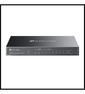 Omada Es210gmp, 10 Port Gigabit, 8 Port Poe+, 1port Gigabit Combo Sfp, 123w, Yönetilebilir Metal Kas