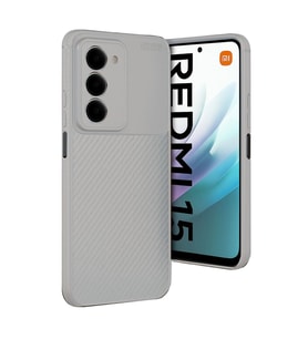 Xiaomi Redmi 15 4g Auto Focus Karbon Kapak - Gri