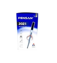Pensan Tükenmez Kalem Üçgen Siyah (50 Li Paket)