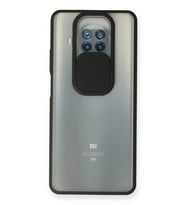 Mi 10T Lite Kılıf Palm Buzlu Kamera Sürgülü Silikon - Siyah