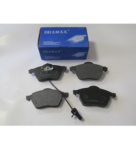 AUDI A4- 02/05; ÖN FREN BALATASI 1,6/1,8T/2,4/2,8(1KABLOLU)(DİSK)(156,4X73,8X19,6/74,1X19,6)(BRAMAX) 1313-6350C 1133046