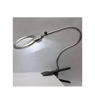 Işıklı Büyüteç Tamirci Büyüteci Çalışma Lambası Lup Mercek 130mm