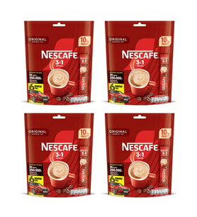 Nescafe 3u1 Arada Original 10 lu Ekonomik Paket X 4 Adet