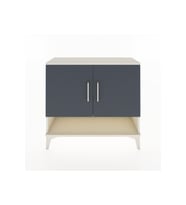 Arges Şifonyer 2 Raflı 2 Kapaklı 88x30x80 Aytaşı-Antrasit